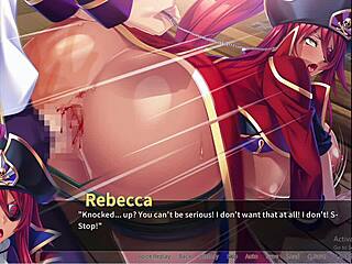 Rebecca h gets bound and fucked in pirate booty bukkake scene