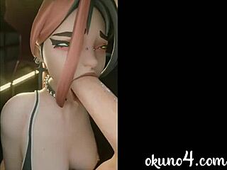 Hey, check out the best 3D futanari riding clips