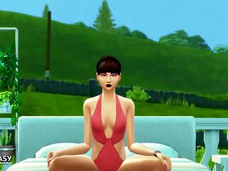 Amor follando en la naturaleza animación 3D