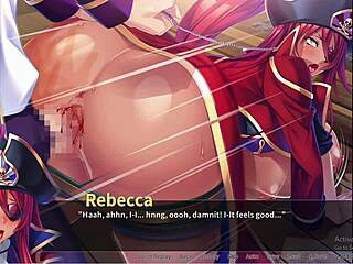 Rebecca h gets bound and fucked in pirate booty bukkake scene