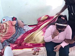 Young Father-In-Law Threesome With Daughters-In-Law