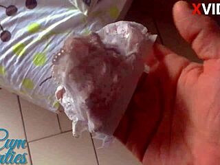 Hey, I framed my girlfriend and stole her panties for a kinky cumshot POV 😏