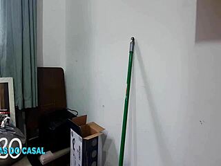 Cute Slut Cums on Monster Cock.