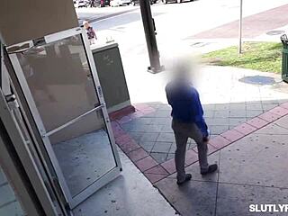 Brunette Shoplifter Callie Jacobs Spreadeagle Fucked by Pervy Officer