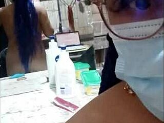 Stepmother seducing with video