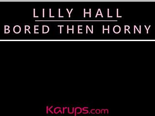 Busty Babe Lilly Hall Bent Over In Hotel Desk