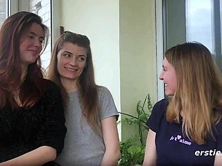 Uninhibited Threesome with Horny Girls Going Wild, OMG! 😜