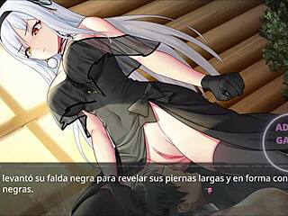 Witch's sexual prison unfolds in wild anime game chapter five.