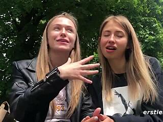 hey, check out these german lesbians diving into each other's pussies