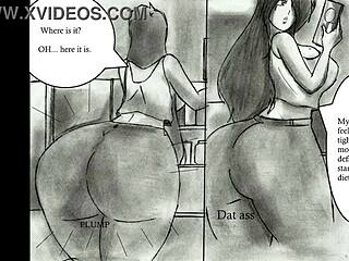 Giantess Grows Huge Breasts In Animated Comic