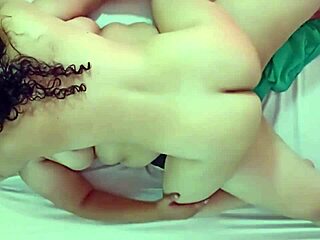 in this story, a plump bbw woman gets hard penetration of her tight pussy during bisexual lesbian sex with kissing and massage