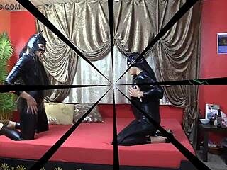 Bi-Girls Amanda and Carmela Host Gangbang Party with Guests, Cumshots, Blowjobs