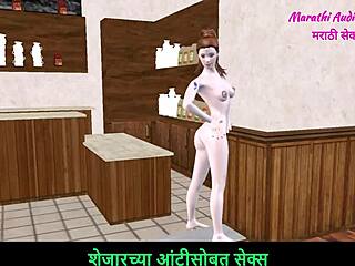 Animated 3D porn video of cute teen girl giving sexy poses