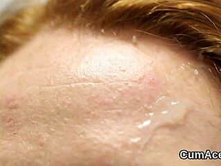 Watch Her Devour That Jizz!