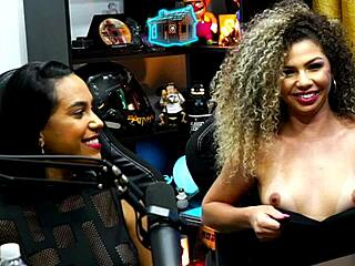 Dani Motta Shows Natural Tits in See-Through, Dirty Talk Makes Presenter Horny - Full Podcast on Sheer Red