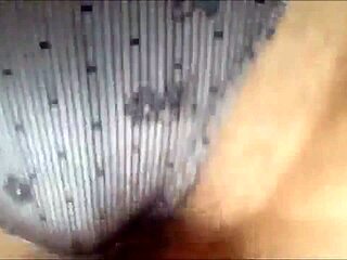 French Woman In Blue Dress And Lingerie Poses Seductively