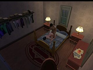 dylan and jess share a cozy night in their anime game world