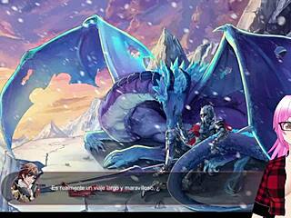 lin la dragona de hielo mirror 05 in anime 3d cartoon