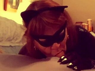 Catgranny Blows Batman In Deepthroat Cosplay Hardcore