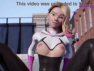 3D animation of Gwen’s spider xxx: sensual and realistic