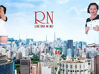 Giant lady without panties strolls around the city, as tall as King Kong for an amazing show