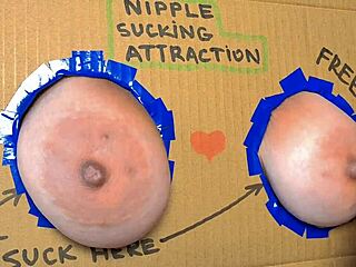 Huge nipples sucked in homemade amateur session