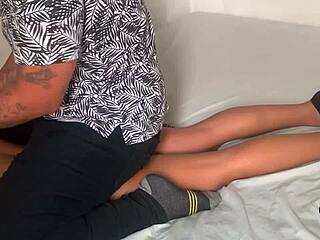 he dominated my stepsister with an erotic massage!