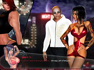 Gece kulübü sahnesinde eğlenceli karakterlerle oyun.