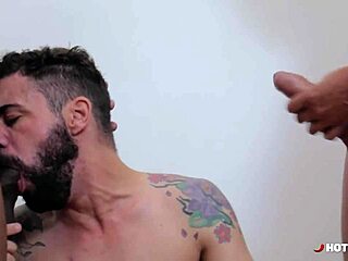 Amateur Scene with Two Men and Double Action