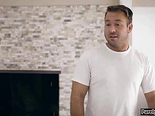 stepbro just out of jail fucking stepsis