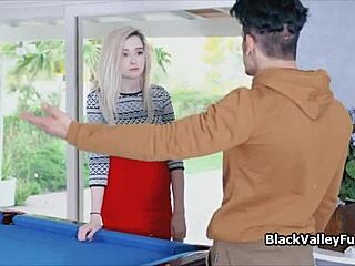 Fucking Sweet Ebony Pussy While Gf Is Home