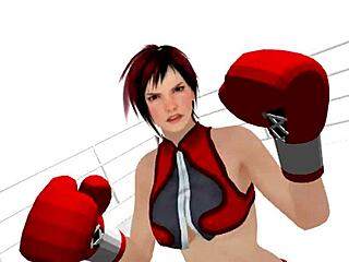 pov boxing match with blowjob domination!