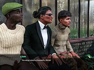 Fashion business ep4 features wild greenhouse gangbang action