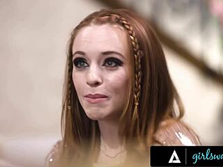 화난 케나 제임스가 매디 콜린스를 패배 후 섹스해