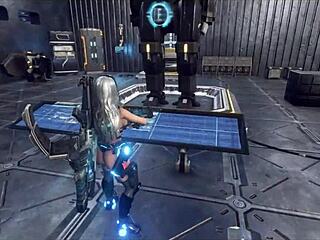 ¡Aria Genesis en hentai game, sexo cornudo salva a su amiga, wow! 😍