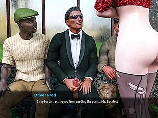 Fashion business ep4 features wild greenhouse gangbang action