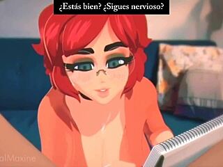 Busty Red Movie Star Rides Like Industrial Drill At Max Power