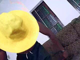 Slutty blonde appears in class to release for the well-endowed group