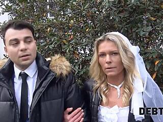 Debt4k Collector Has Sex With Blonde In Front Of Her Future Husband