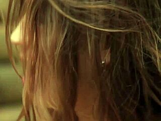 Honey, rub that wet pussy with the huge dildo.