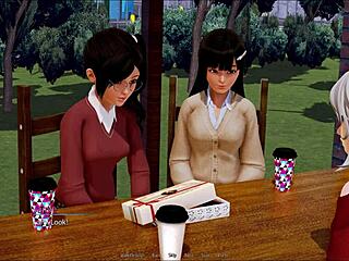 harem hotel 357 with game action