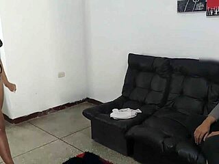 Rich Sister-In-Law Shows Lingerie Then Gets Fucked In Living Room