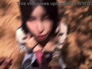 Karol Smith Mexicana seksi jumpa peminat di hutan