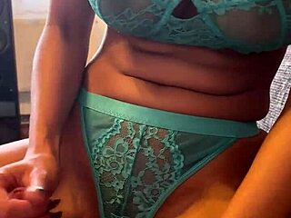 Blonde Wife In Lace Lingerie Riding And Sucking Cock Until Explosion