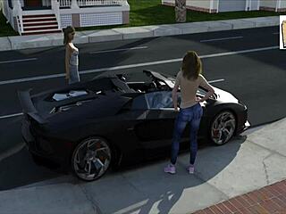 아내와 새엄마가 에로틱 게임 순간 공유 😊