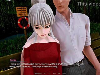 Curvy Anime Girls in 3D Harem Hotel with Big Tits