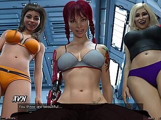 Stranded in Space 35: Who wins at strip poker with daring moves?