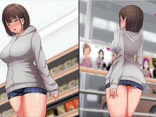 Night Adventure: Seeking Thrills at Convenience Store in Just Underwear