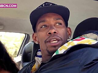 Woman Rides Boy's Big Black Cock in Rough Outdoor Sex with Black Pornstar!