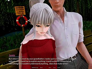 Curvy Anime Girls in 3D Harem Hotel with Big Tits